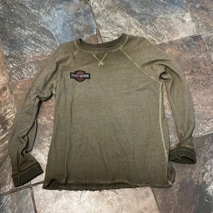 Harley Davidson crew sweatshirt vintage look as XL worn once..